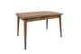 Hanah Home Inci 1141 Mesa de comedor extensible Nogal